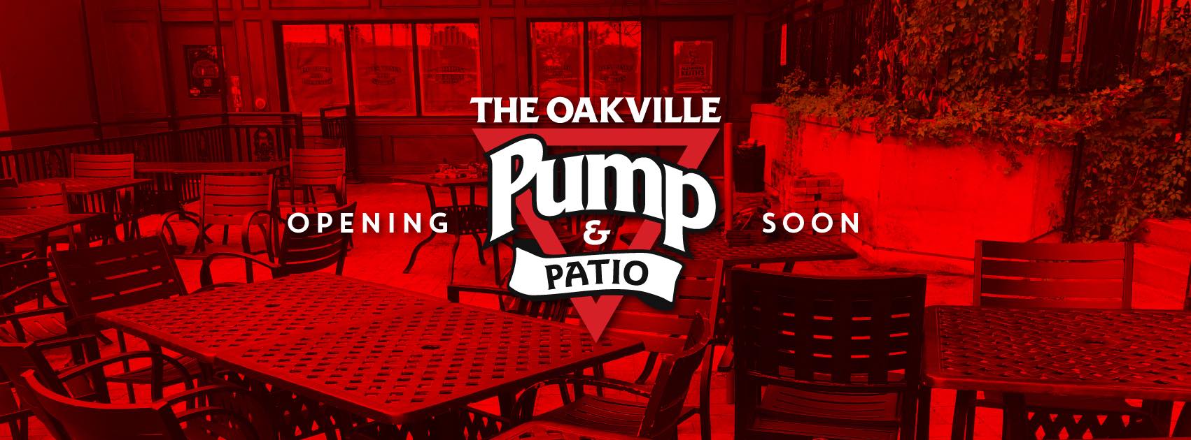 The Oakville Pump & Patio is Opening Soon